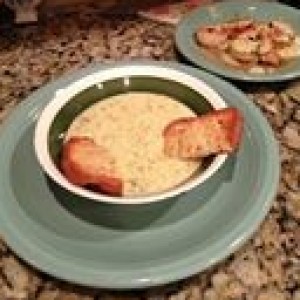 Best Ever Broccoli Cheese Soup with Croutons