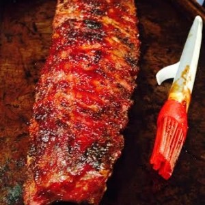 Gluten Free Lady Barbeque Ribs w/ homemade honey BBQ sauce!