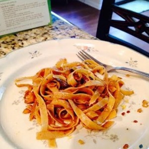 Gluten Free Egg Pasta with Balsamic Brown Butter